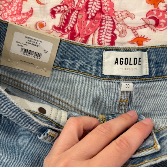 NWT Agolde Parker Long Short - Picture 3 of 4